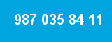 987 035 84 11 987 035 84 11